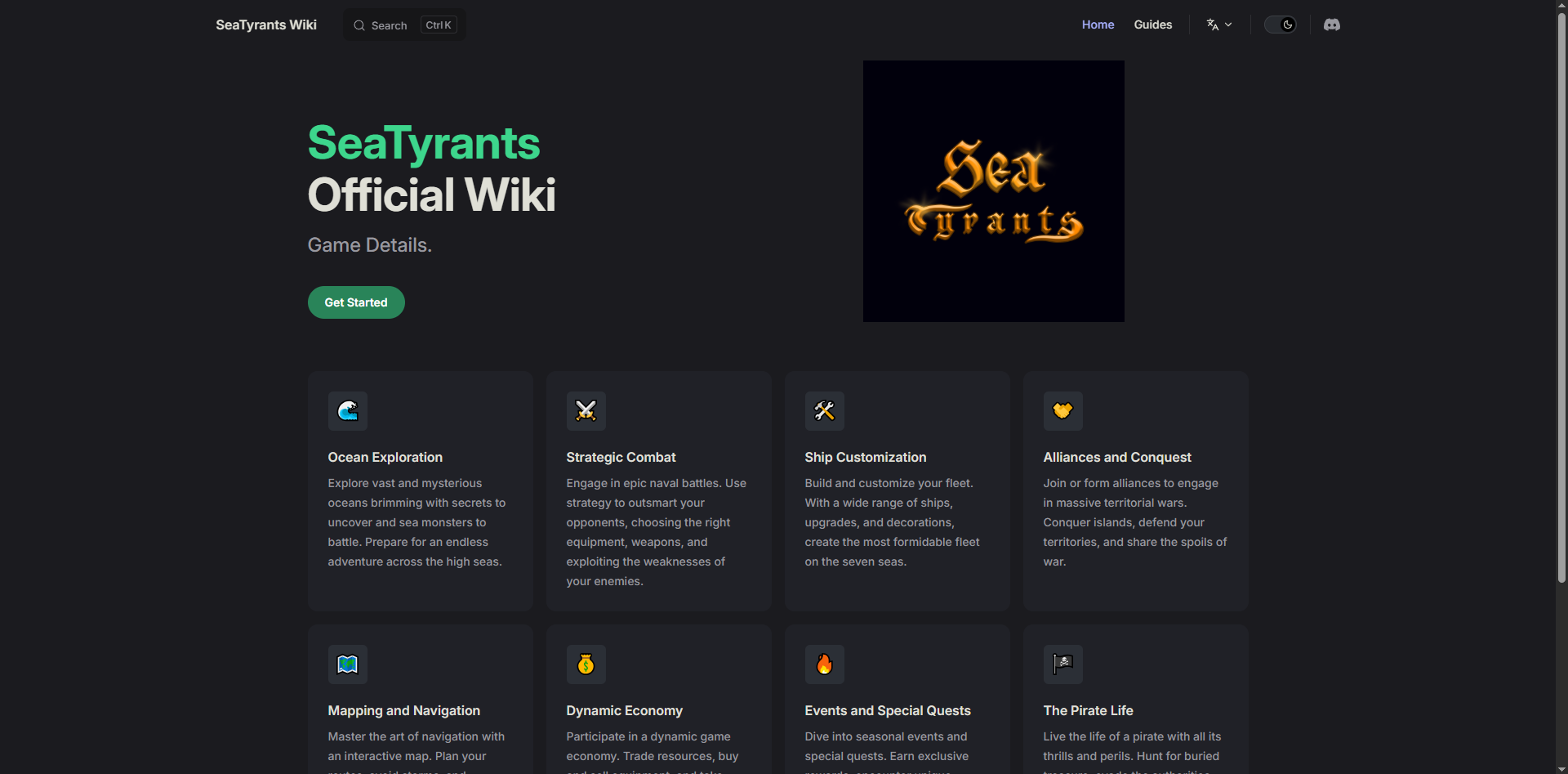 SeaTyrants Wiki — Documentation du jeu